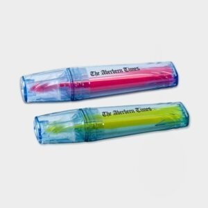 Glacier Recycled Highlighter Pens with Eco Branding