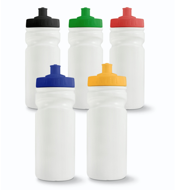 Sports Water Bottles in Recycled Plastic