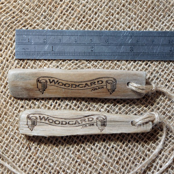 Branded Promotional Driftwood Tag