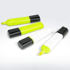 Recycled Highlighter Pen with Eco Branding