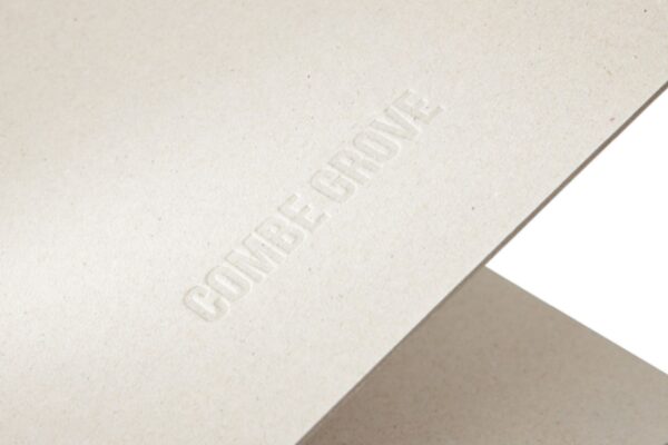 ECO Grey Plain Paper over board embossed 2 1