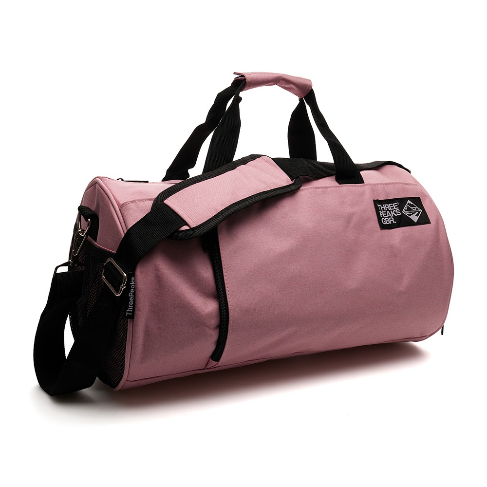 Three Peaks Recycled Barrel Bag - Sustainable Gym Style Strap Bag